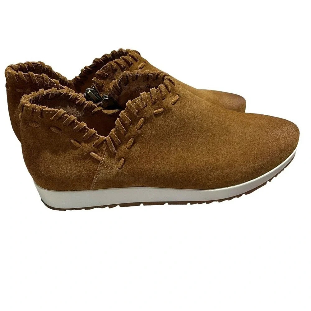 Antelope Womens J63 Scotty Suede Leather Booties EU 40 US 9 Cognac Brown - Picture 8 of 14